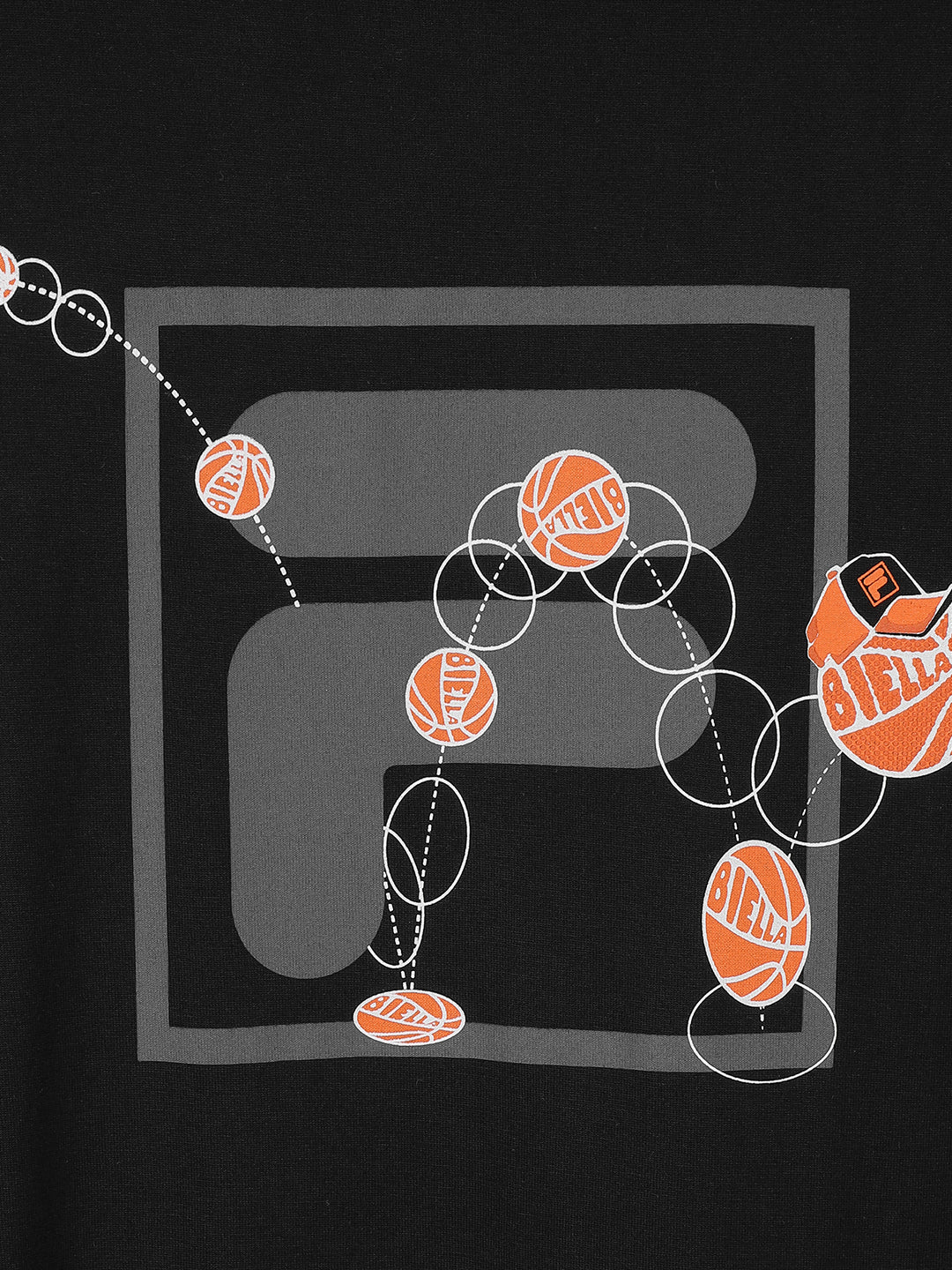 Fila Men Black Cowens T-Shirt