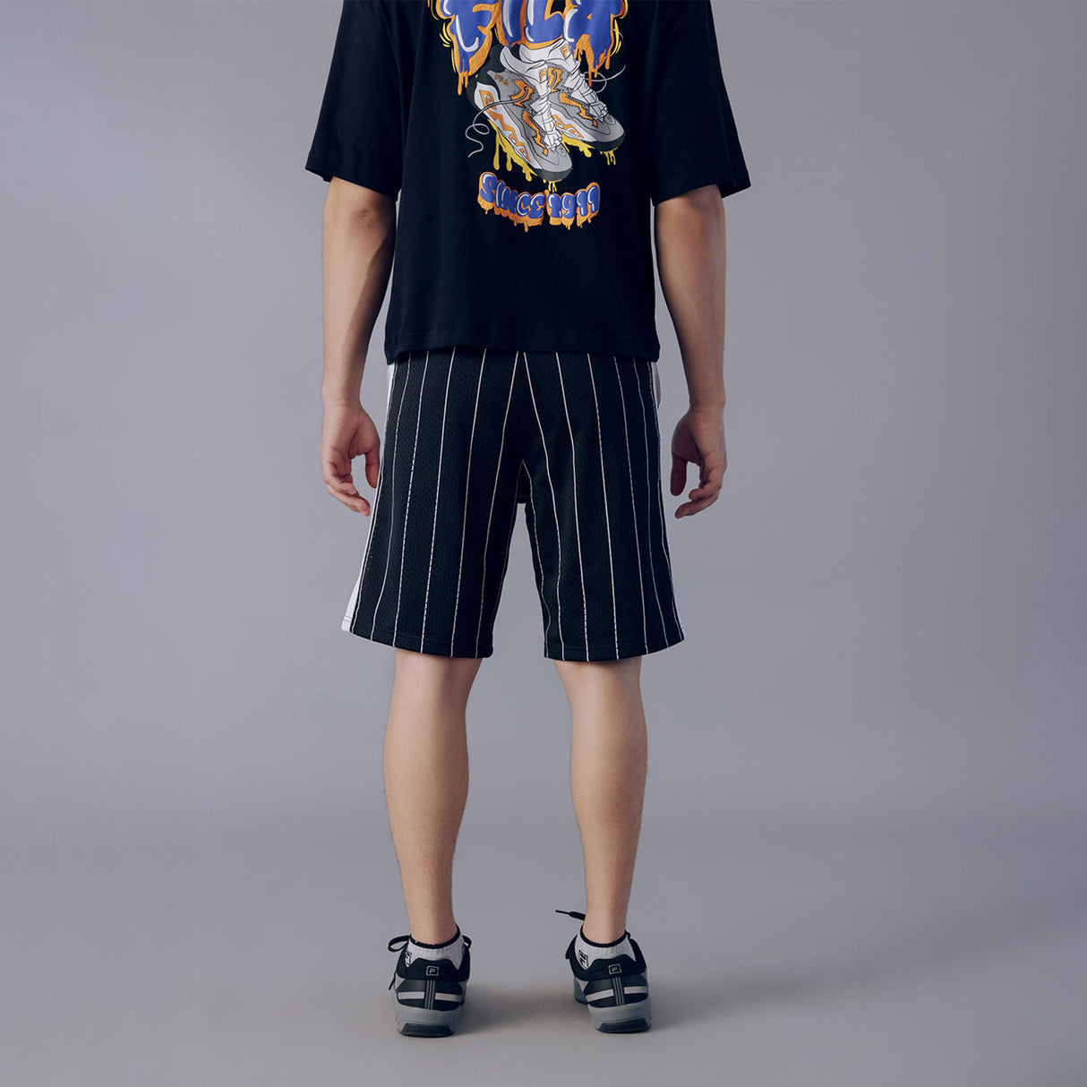 Fila Unisex Black Barkley Shorts