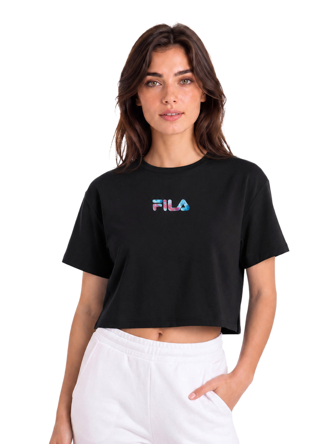 Fila Women Black Wilma T-Shirt