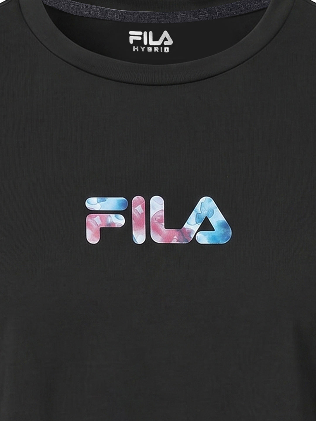 Fila Women Black Wilma T-Shirt