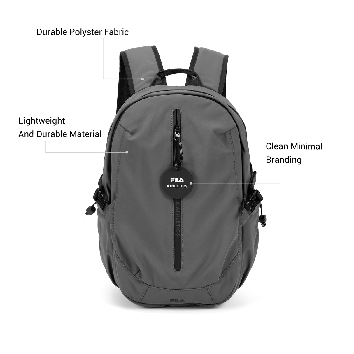 Fila Unisex Dark Grey Bryson Backpack