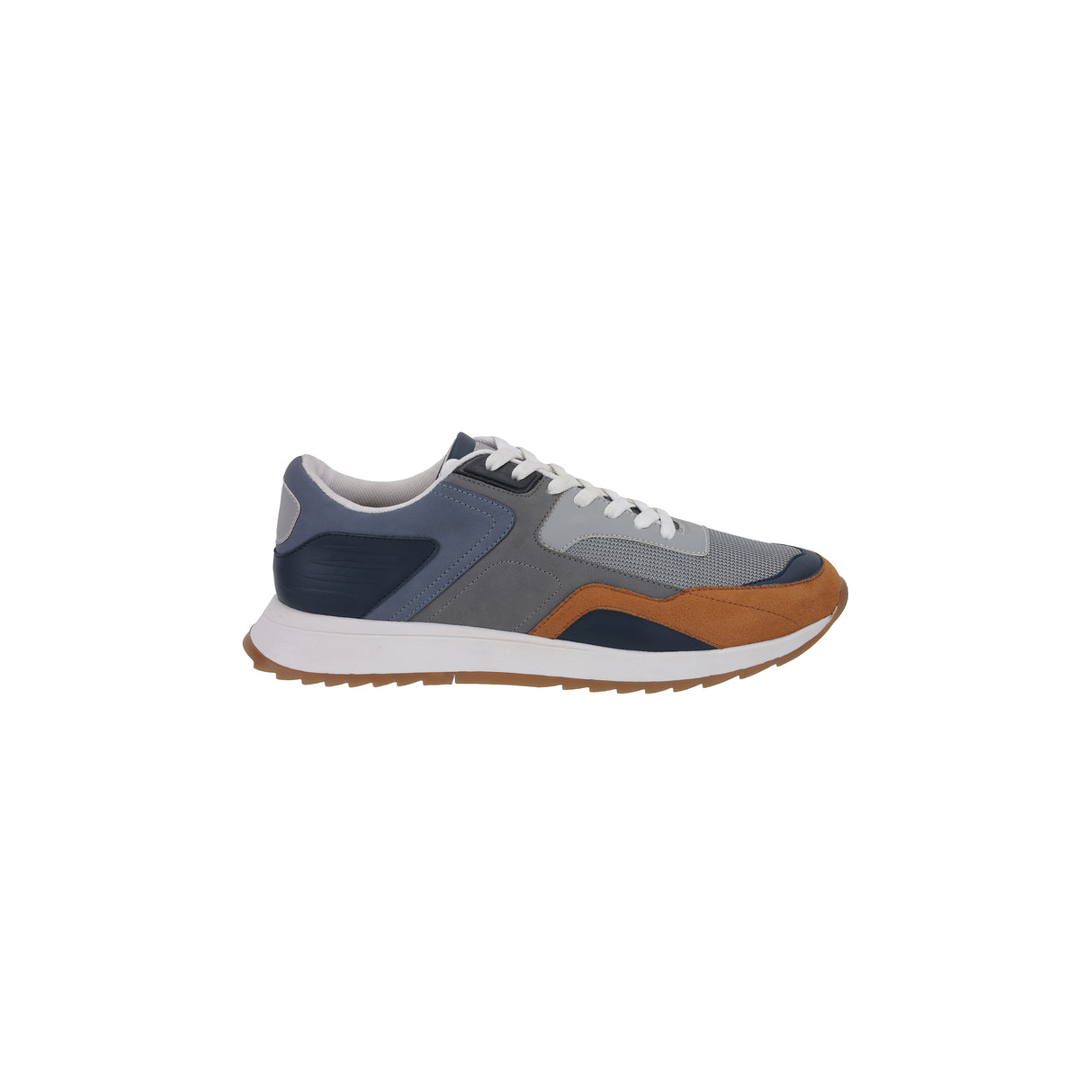 Mochi Men Blue Sports Walking Shoes