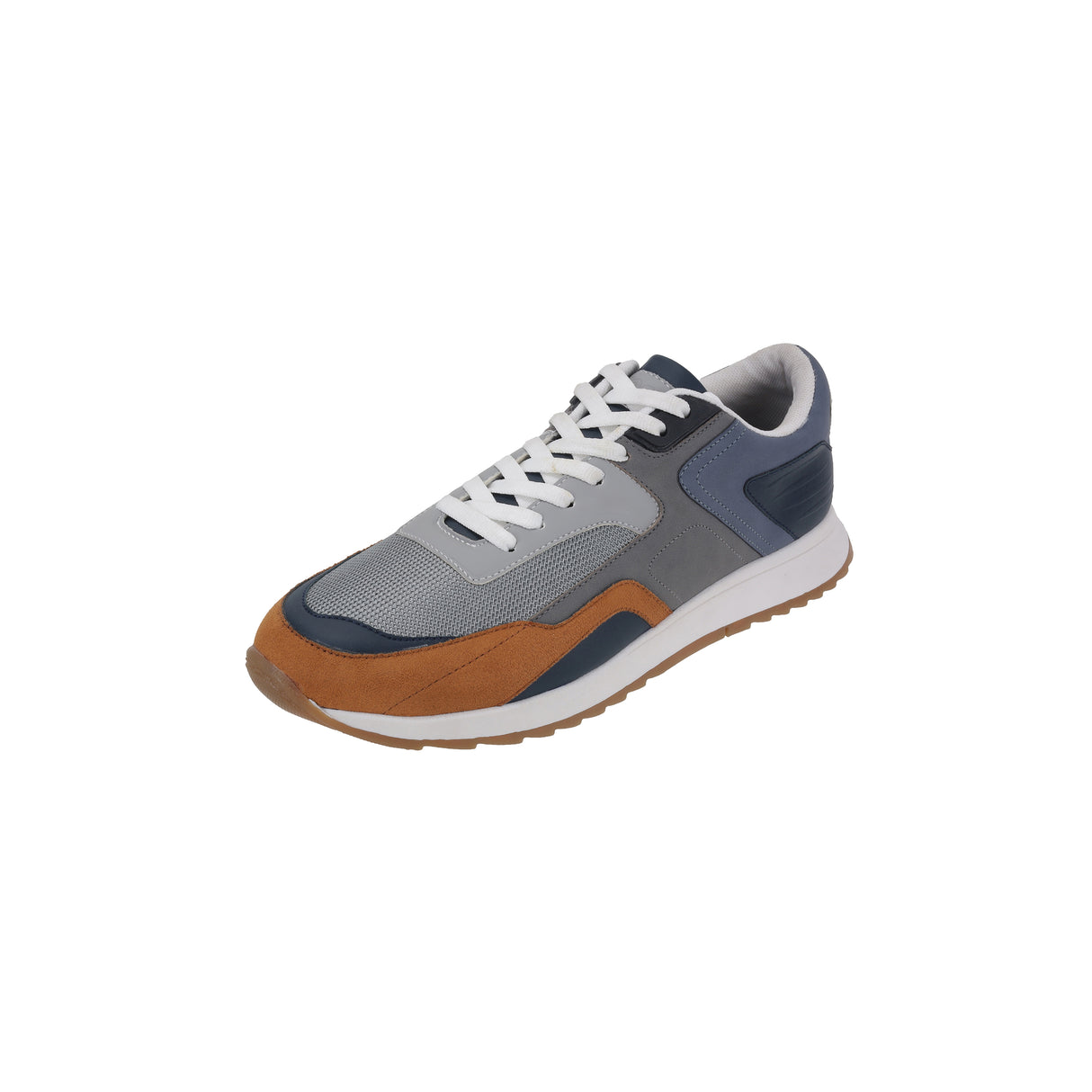 Mochi Men Blue Sports Walking Shoes