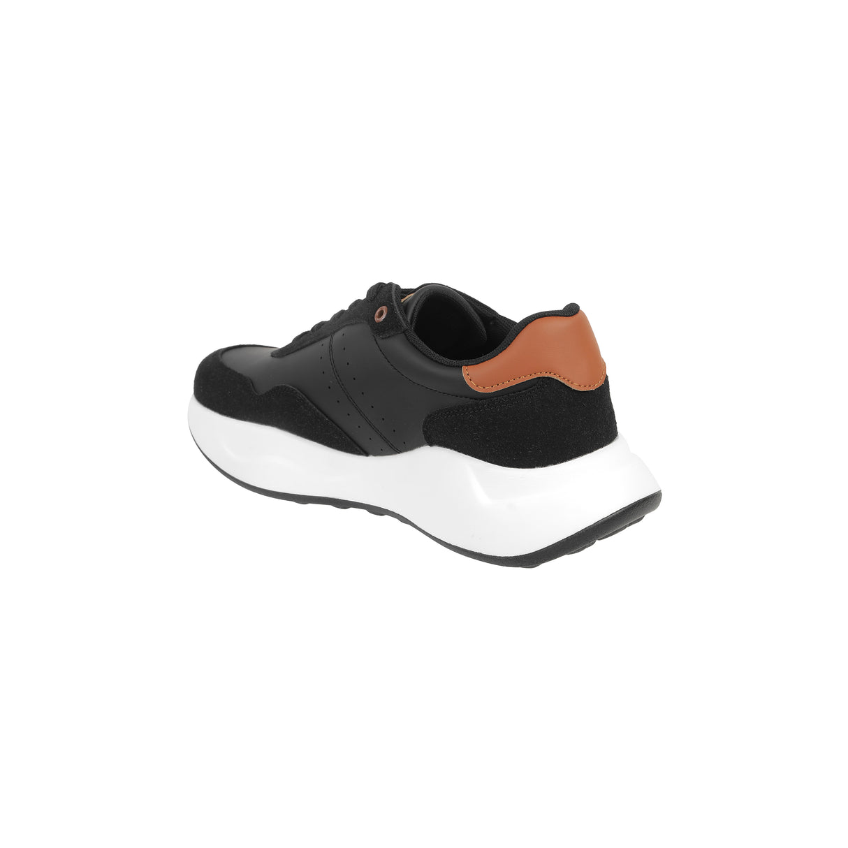 Metro Men Black Casual Walking Shoes