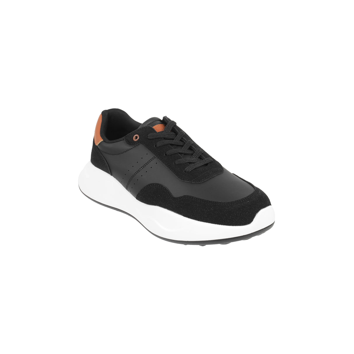 Metro Men Black Casual Walking Shoes