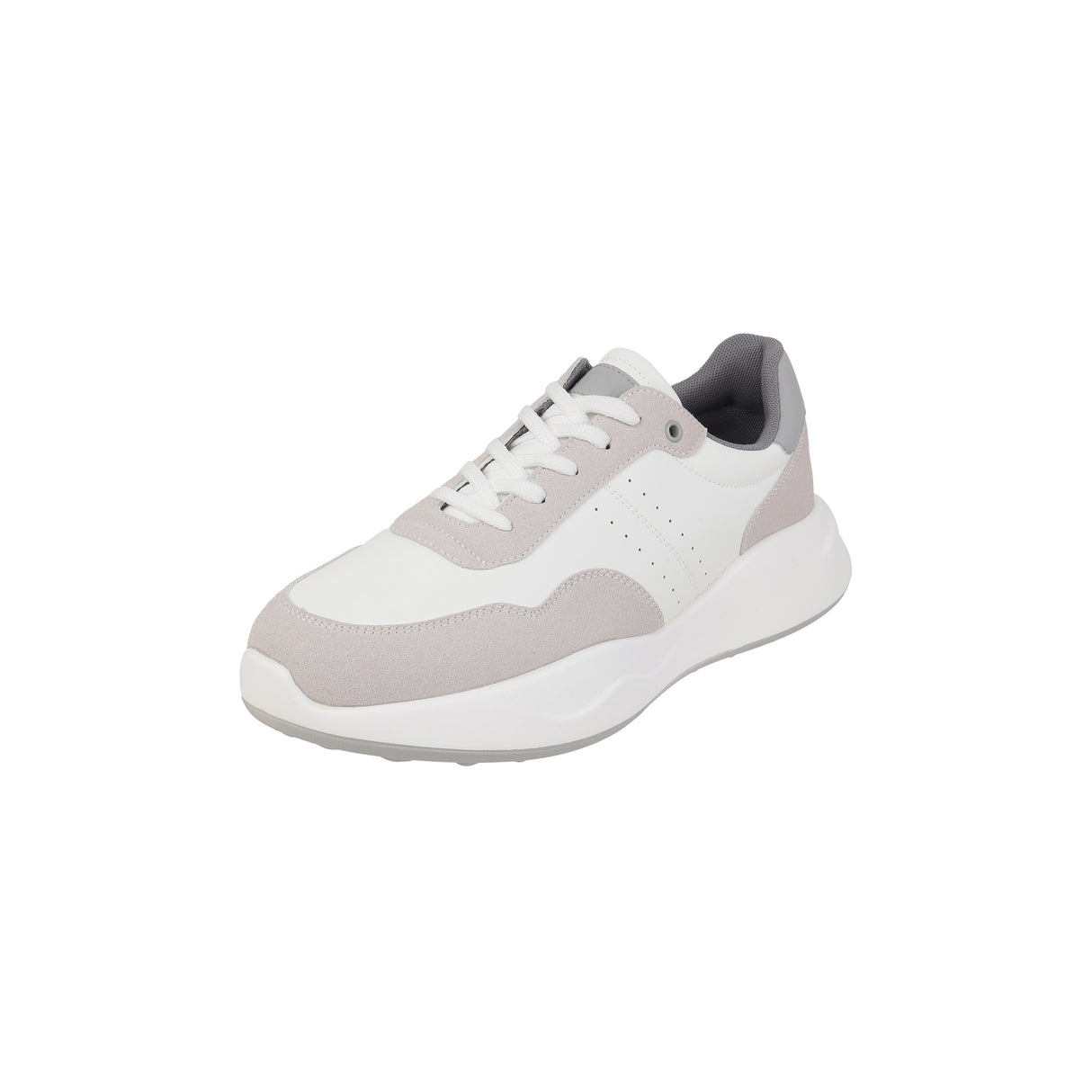Metro Men White Casual Walking Shoes