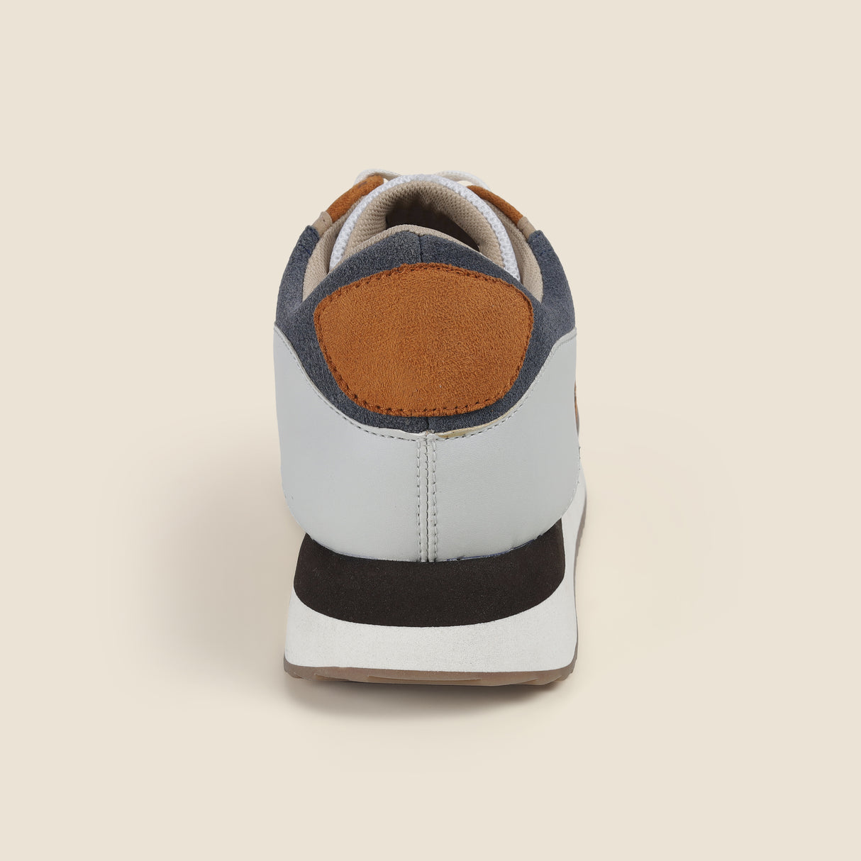 Metro Men Tan Sports Walking Shoes