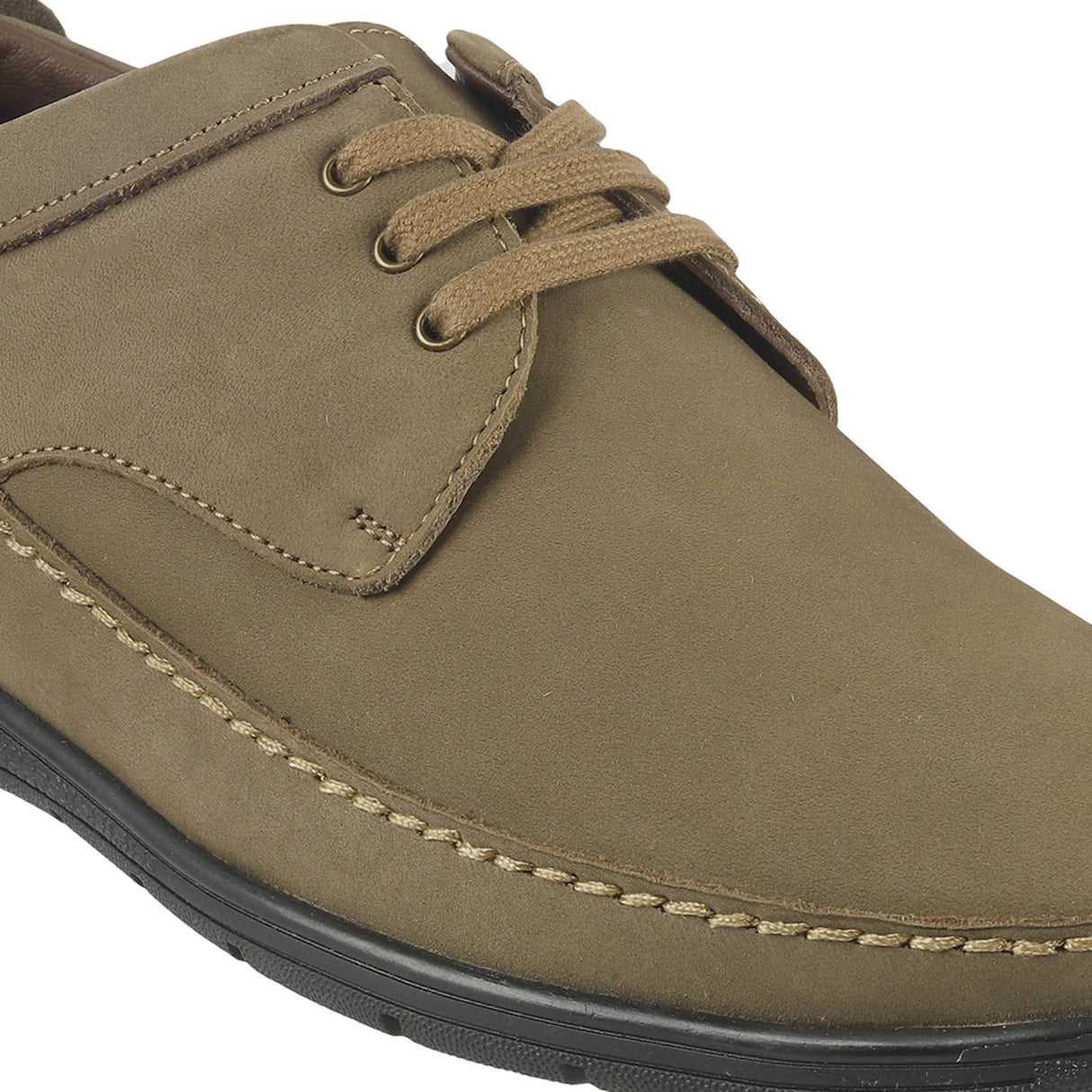 Metro Men Olive Casual Walking Shoes