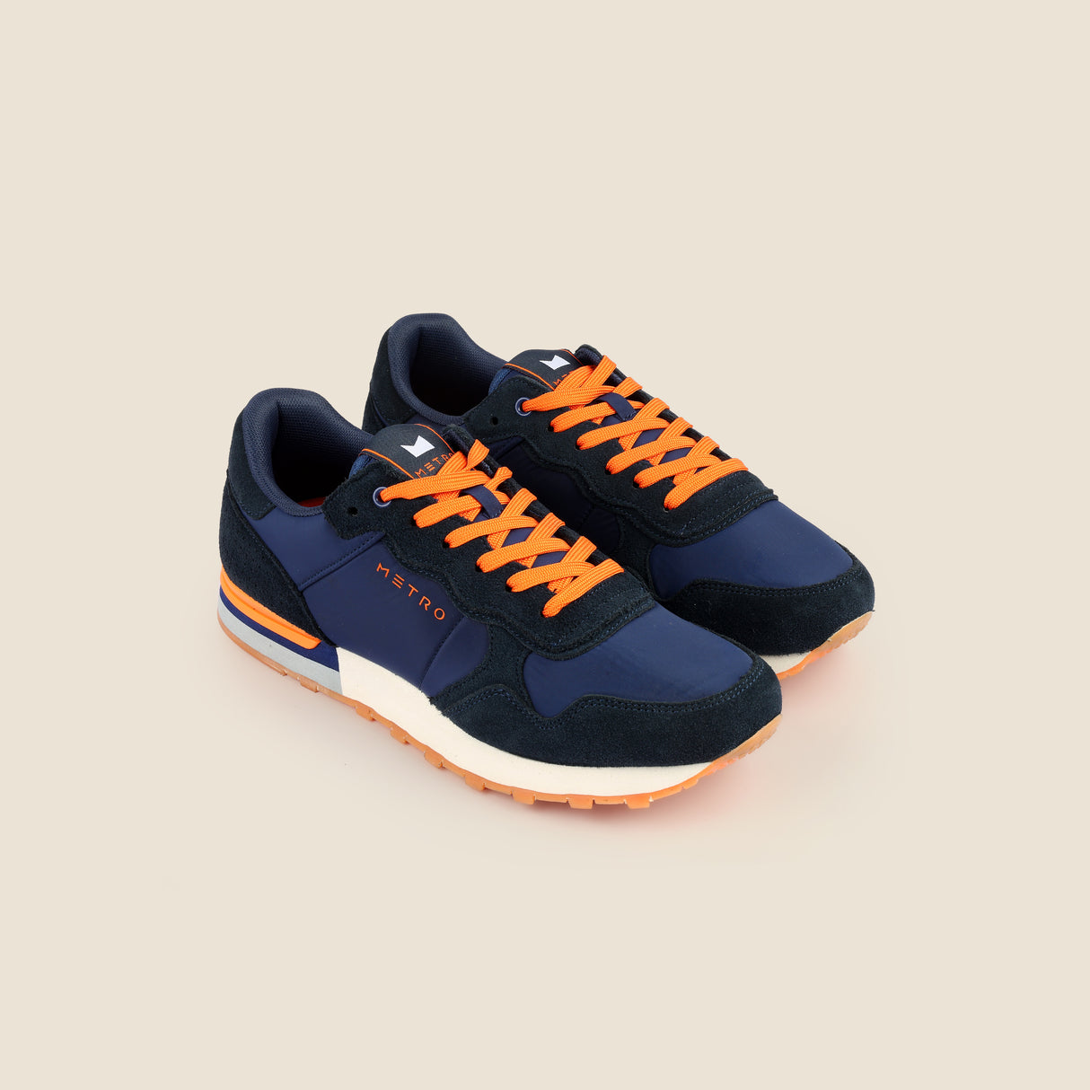 Metro Men Blue-navy Sports Walking Shoes