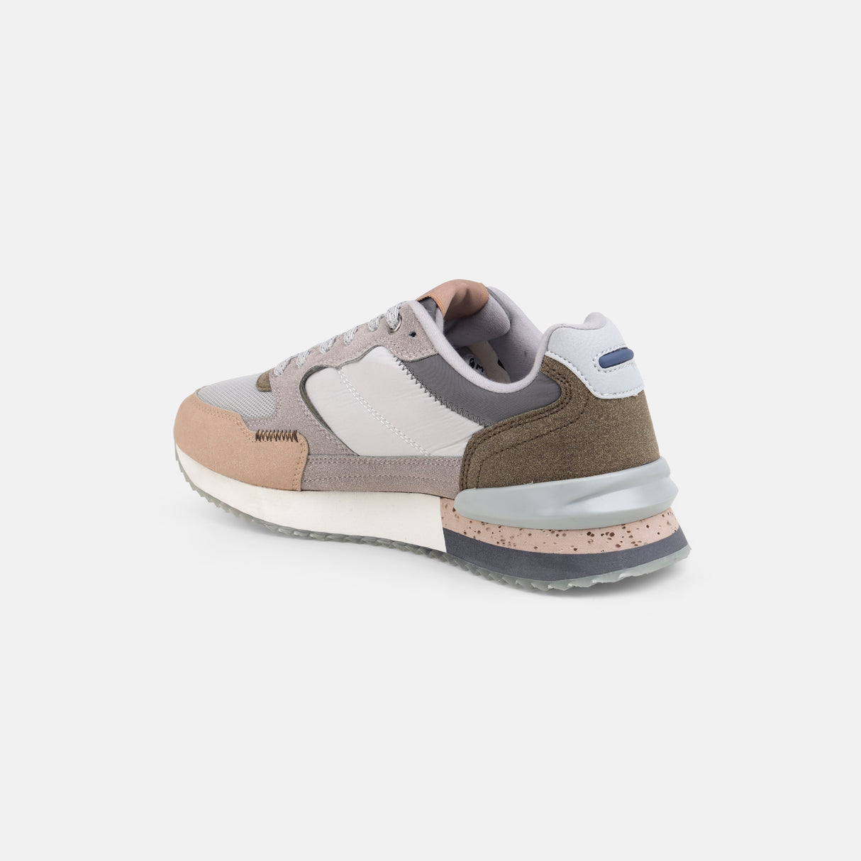 Mochi Men Beige Sports Walking Shoes