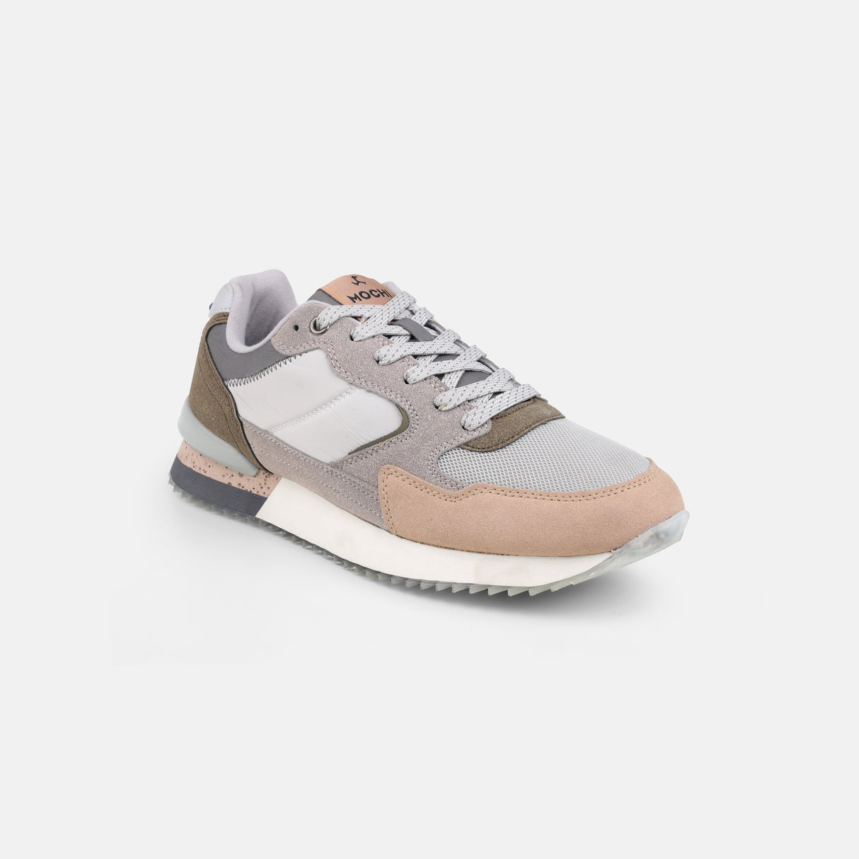 Mochi Men Beige Sports Walking Shoes