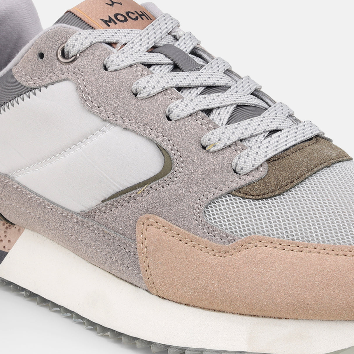 Mochi Men Beige Sports Walking Shoes