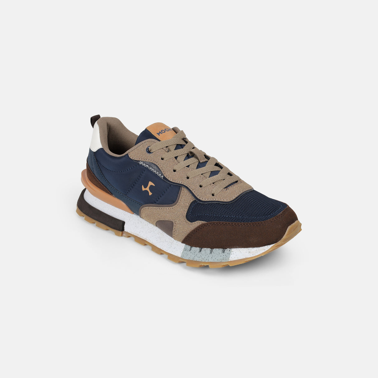 Mochi Men Blue-navy Sports Walking Shoes