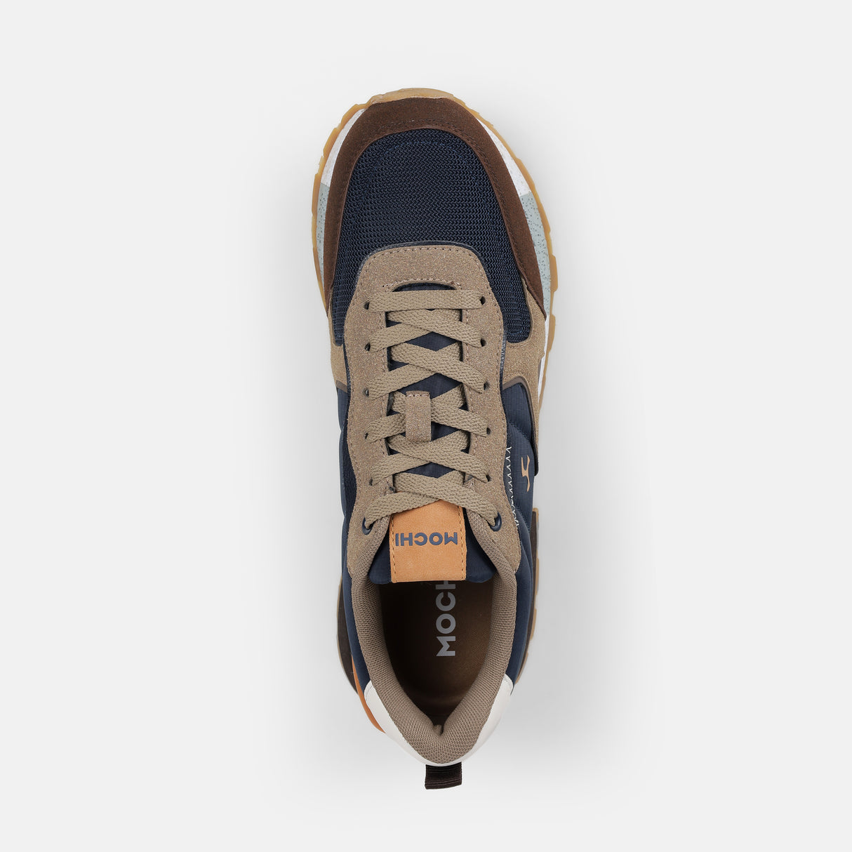 Mochi Men Blue-navy Sports Walking Shoes