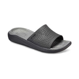 Men Black-Slate Grey Casual Slip Ons