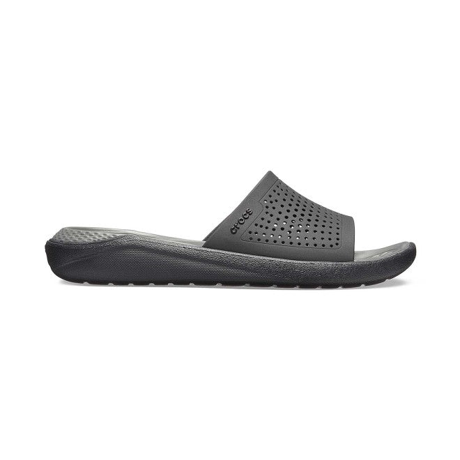 Men Black-Slate Grey Casual Slip Ons