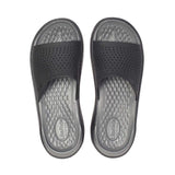 Men Black-Slate Grey Casual Slip Ons