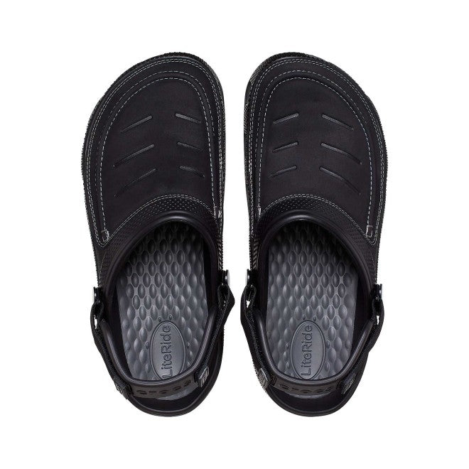 Men Black-Slate Grey Casual Clogs