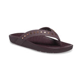 Women Dark Cherry Casual Slippers