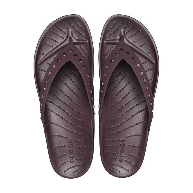 Women Dark Cherry Casual Slippers