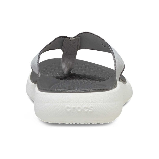 Men Slate Grey Casual Slippers