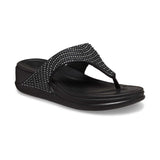 Women Black Casual Slippers