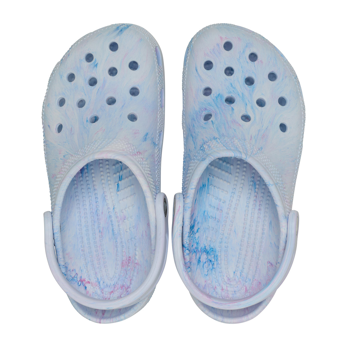 Classic Watercolor Marbled Oxygen Swirl Unisex Clog