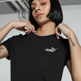 Puma Women Black Ess Small No. 1 Logo Tee Apparels