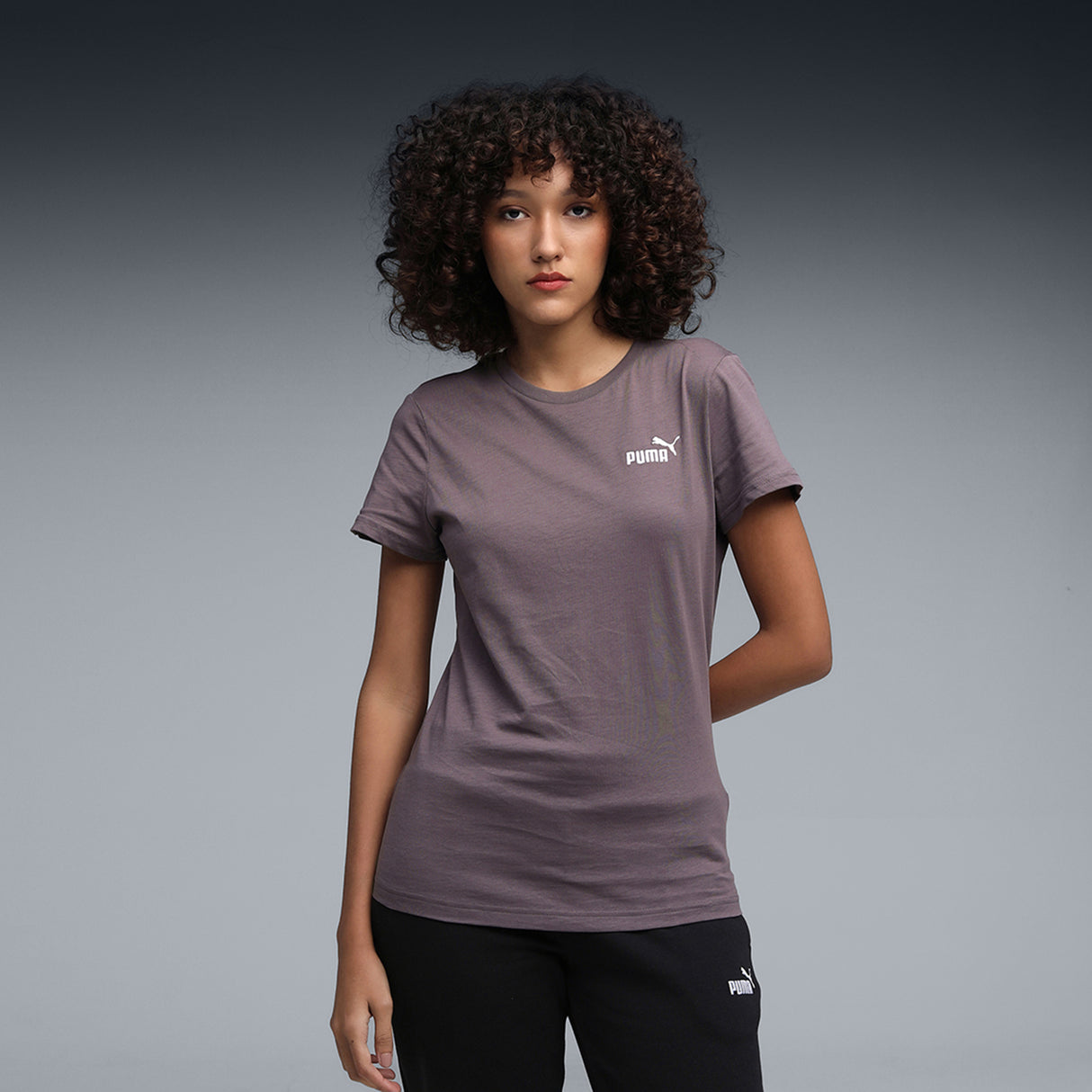 Puma Women Multi Ess Small No. 1 Logo Tee (S) Apparels
