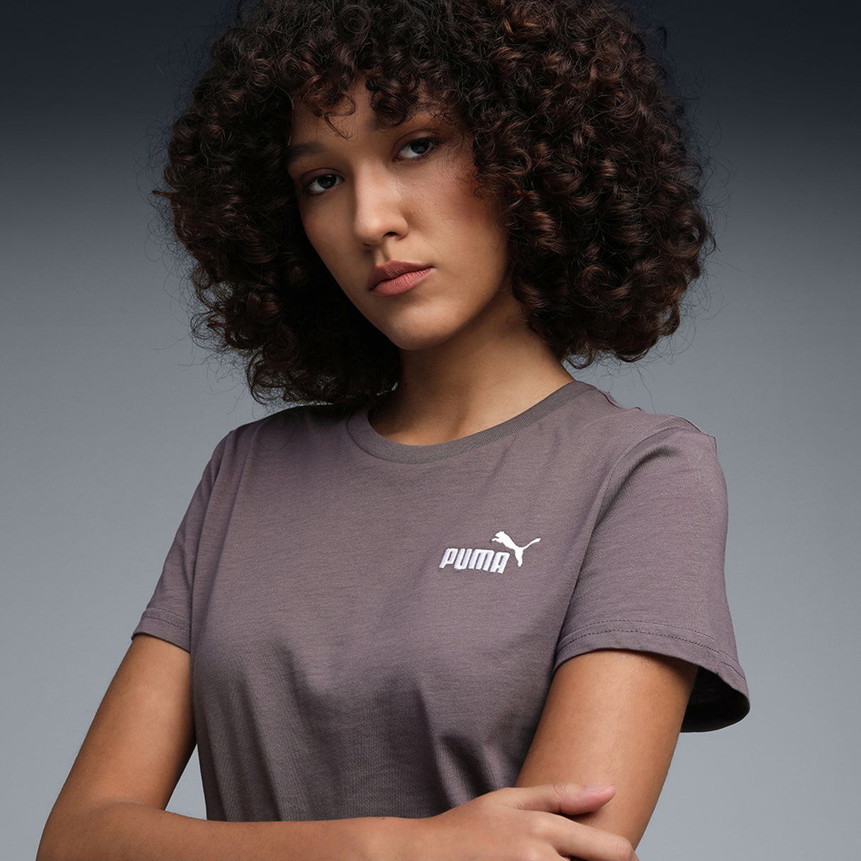 Puma Women Multi Ess Small No. 1 Logo Tee (S) Apparels