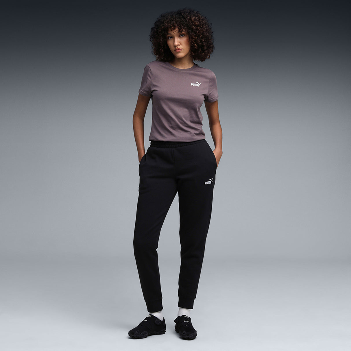 Puma Women Multi Ess Small No. 1 Logo Tee (S) Apparels