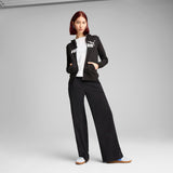 Puma Women Black Ess No. 1 Logo Full-Zip Hoodie Tr Apparels