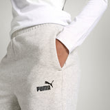 Puma Women Grey Ess Small No. 1 Logo Comfort High-Waist Apparels