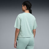 Puma Women Multi Ess Cropped No. 1 Logo Relaxed Tee Apparels