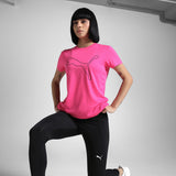 Puma Women Pink W Tad Essential Logo Tee Apparels