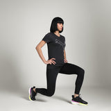Puma Women Black W Tad Essential Heather Logo Tee Apparels