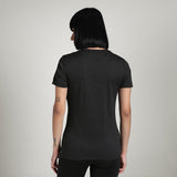 Puma Women Black W Tad Essential Heather Logo Tee Apparels