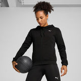 Puma Women Black W Tad Essential Ft Fz Apparels