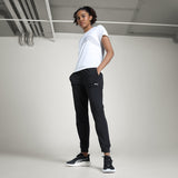 Puma Women Black W Tad Essential Ft Jogger Apparels