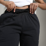 Puma Women Black W Tad Essential Ft Jogger Apparels