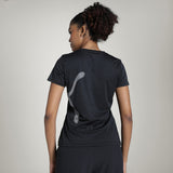 Puma Women Black W Tad Big Logo Tee Apparels