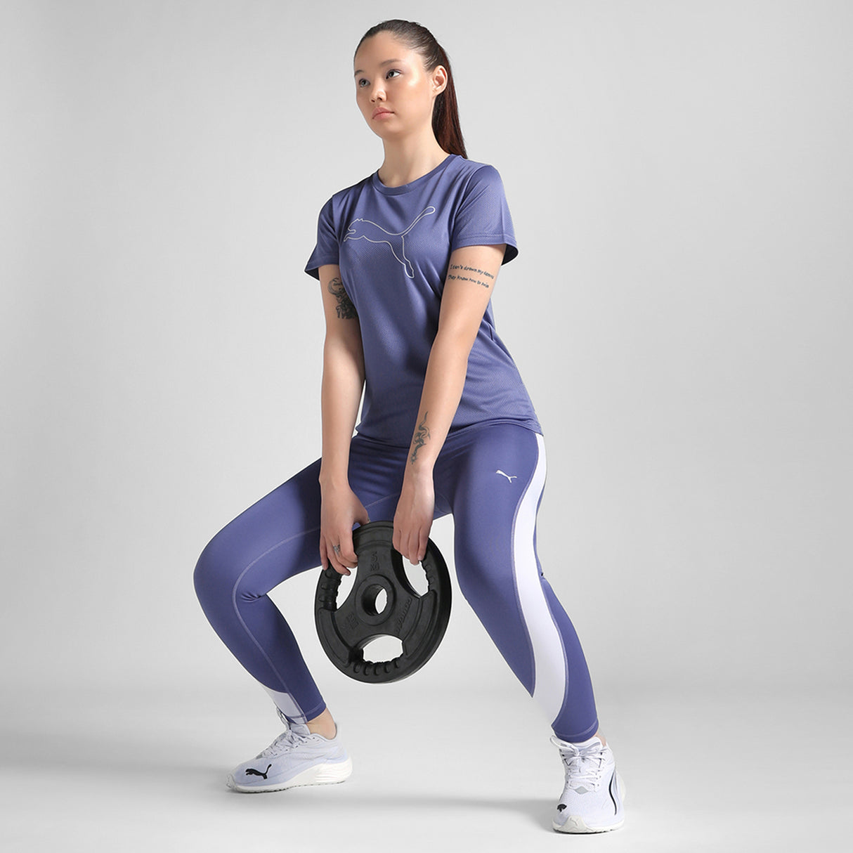 Puma Women Blue W Tad Essential Ultrabreathe Tee Apparels