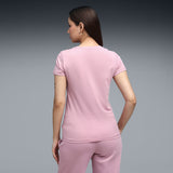 Puma Women Pink Ess Logo Lab Tee Apparels