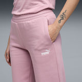 Puma Women Pink Ess Small No. 1 Logo Comfort Straight Pa Apparels