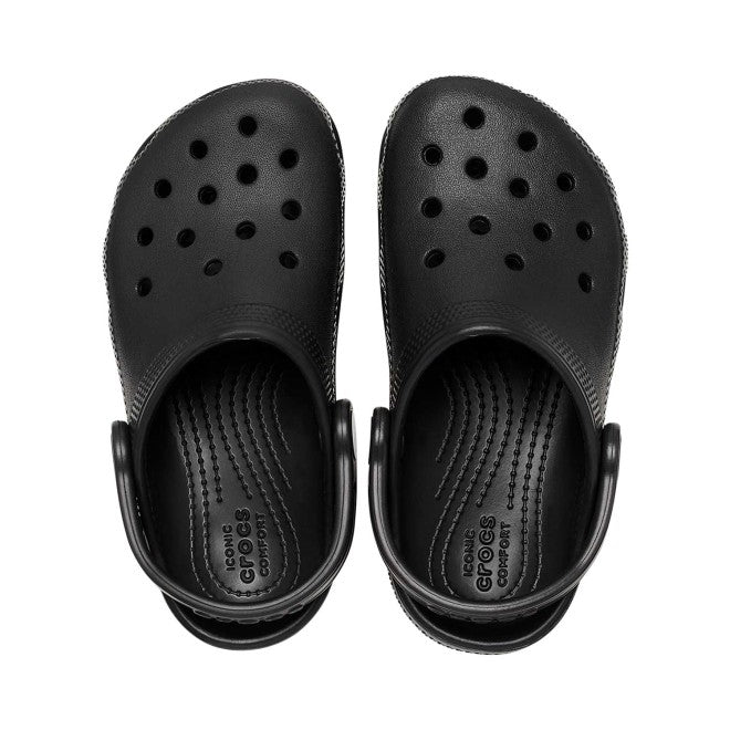 Kids-Boys Black Casual Clogs