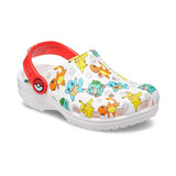 Kids-Girls White-Multi Casual Clogs