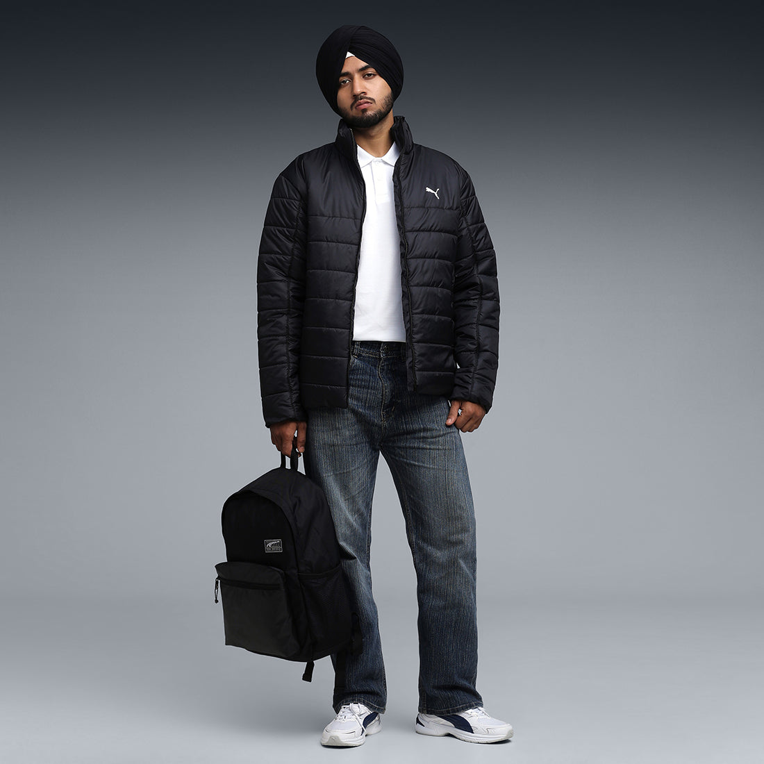 Puma Men Black Casual Jackets