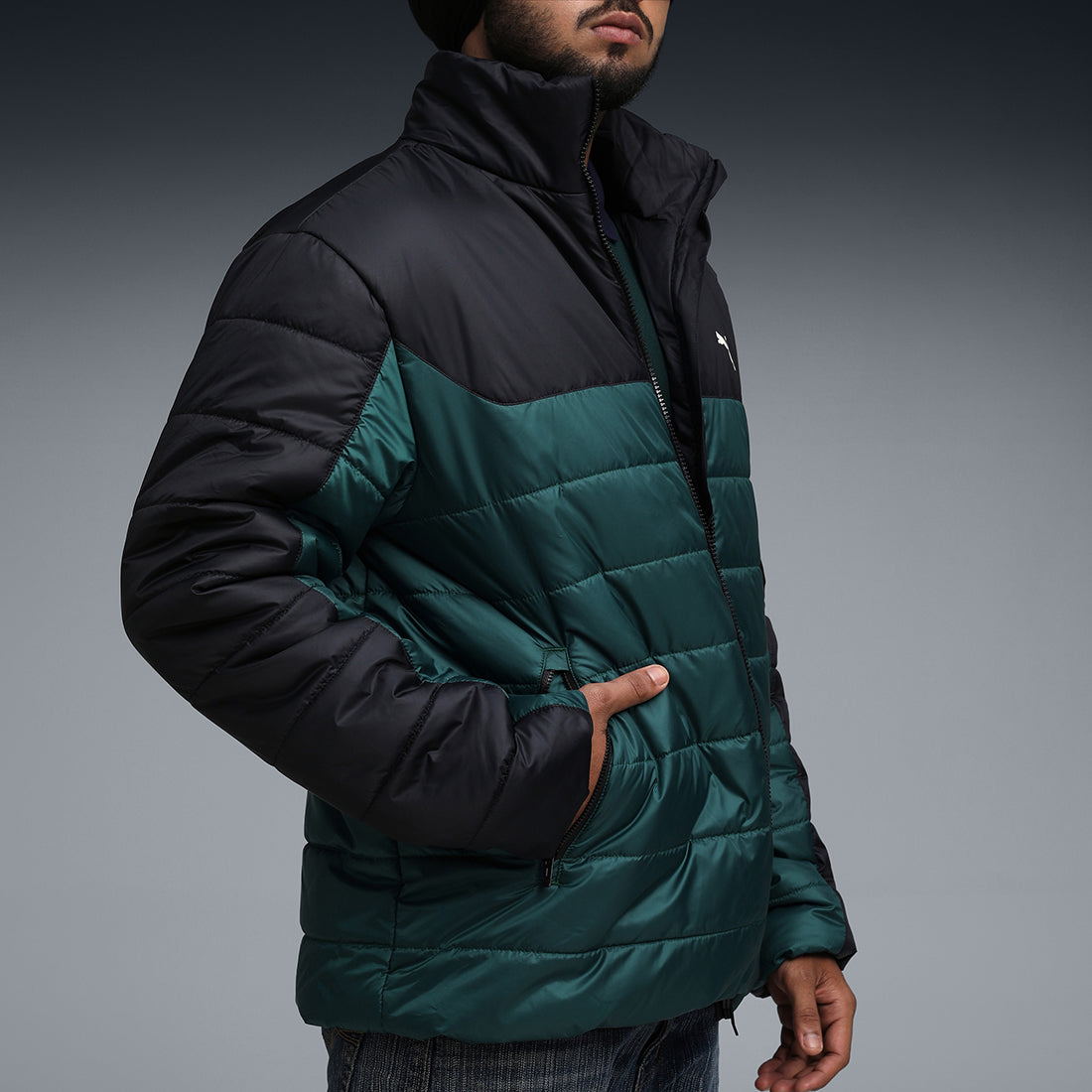 Puma Men Green Casual Jackets