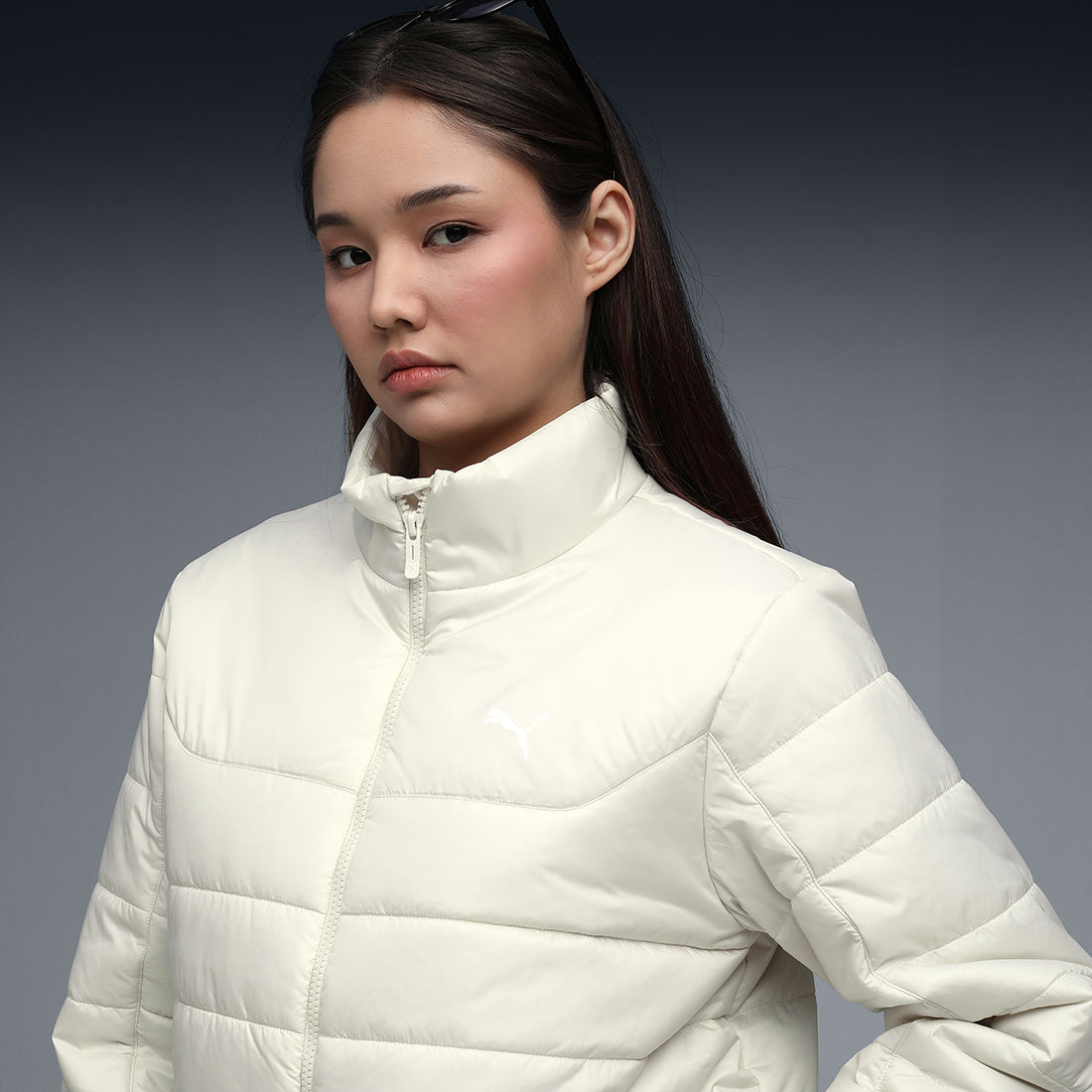 Puma Women White Casual Jackets
