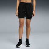 Puma Women Black W Run 2In1 4" Shorts Puma Black